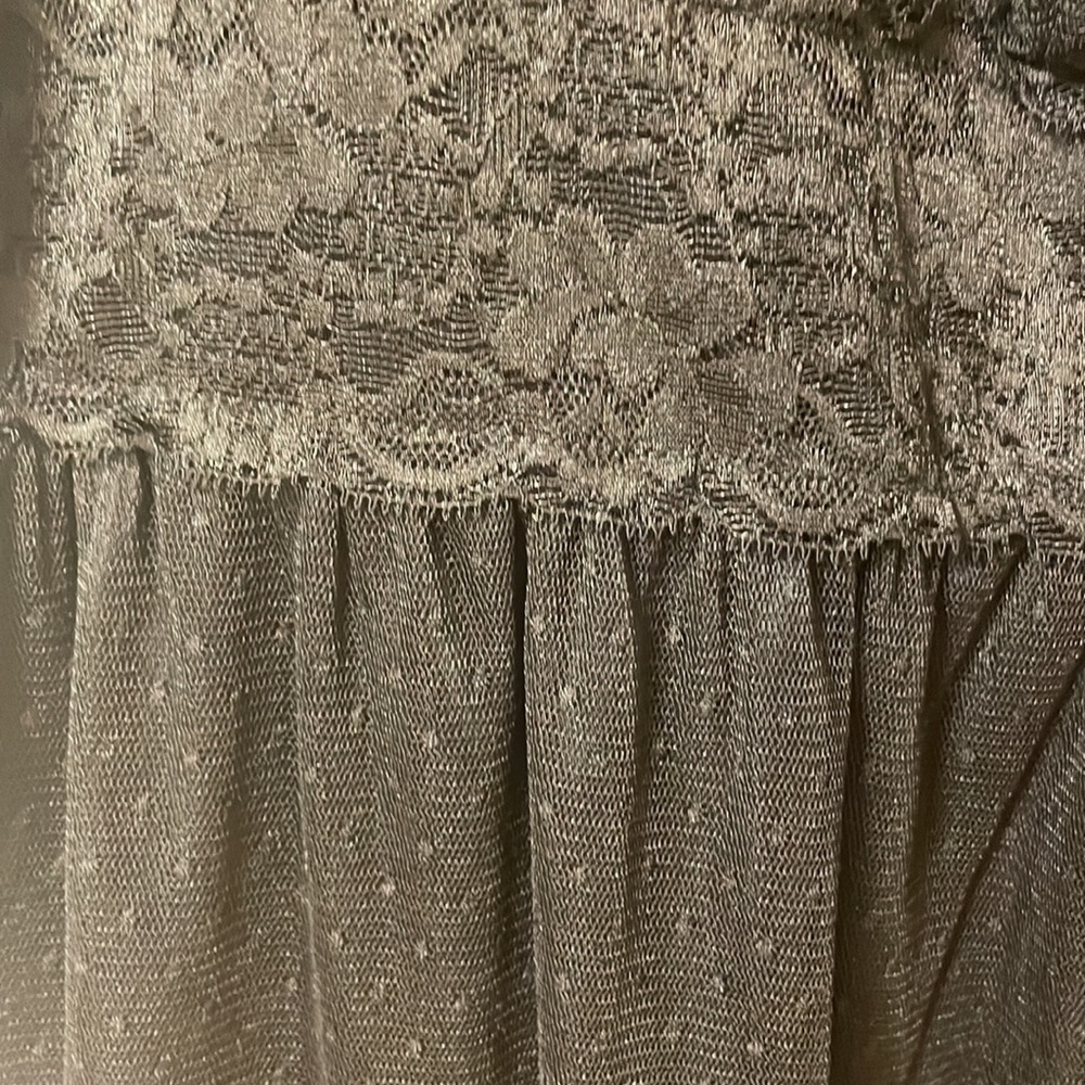 Torrid Lace and Tulle Black Tank Top Cami Size 3 - Picture 5 of 12